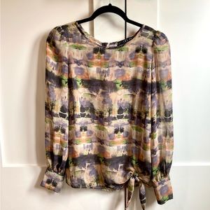 Potter’s Pot Patterned Blouse - Small